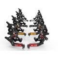 DBK Special Parts (Ducabike) Adjustable Rearsets for the Ducati Hypermotard 950 / SP DBK Special Parts (Ducabike) Adjustable Rearsets for the Ducati Hypermotard 950 / SP